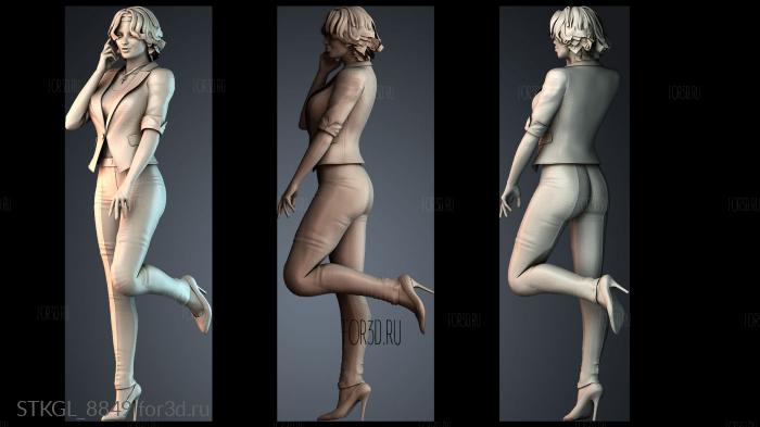 STKGL_8849 stl model for CNC