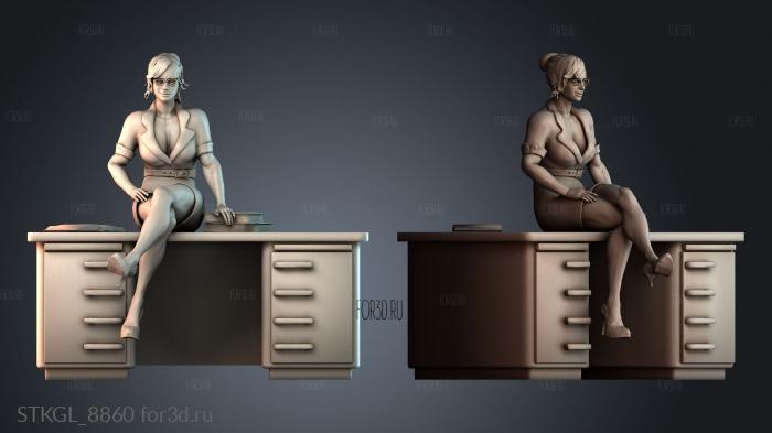 STKGL_8860 stl model for CNC