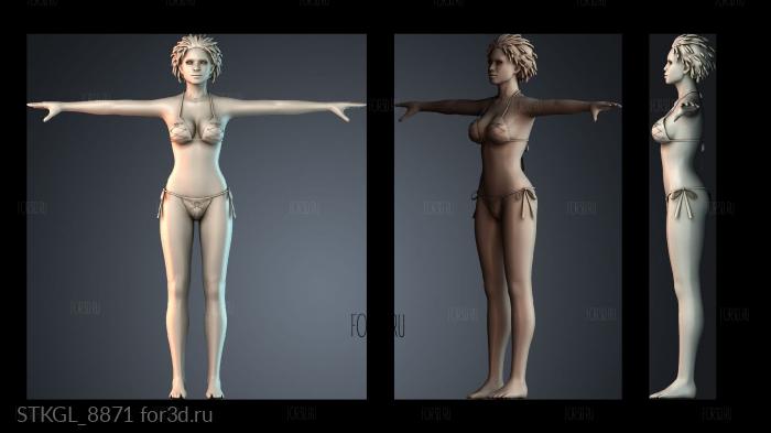 STKGL_8871 stl model for CNC