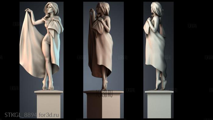 STKGL_8894 stl model for CNC