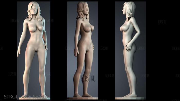 STKGL_8896 stl model for CNC