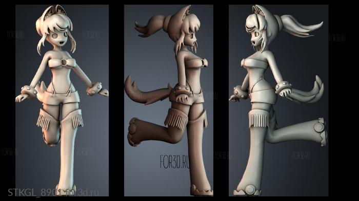 STKGL_8901 stl model for CNC