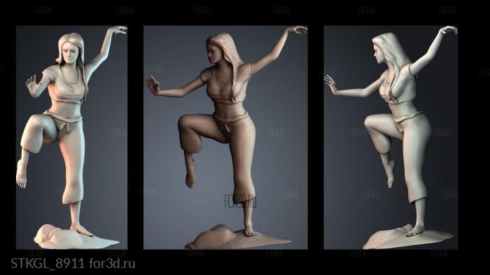 STKGL_8911 stl model for CNC