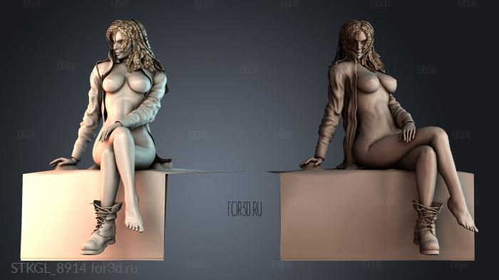 STKGL_8914 stl model for CNC