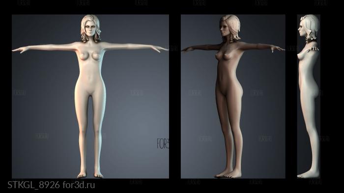 STKGL_8926 stl model for CNC