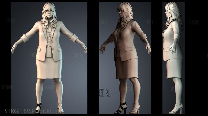 STKGL_8934 stl model for CNC