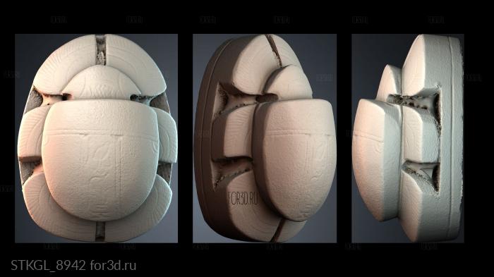 STKGL_8942 stl model for CNC