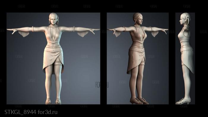 STKGL_8944 stl model for CNC