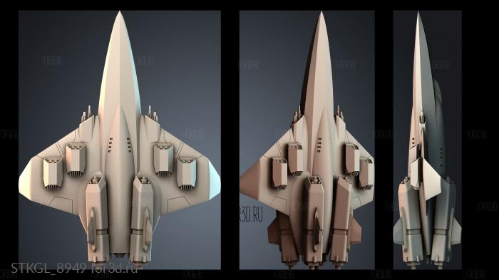 STKGL_8949 stl model for CNC