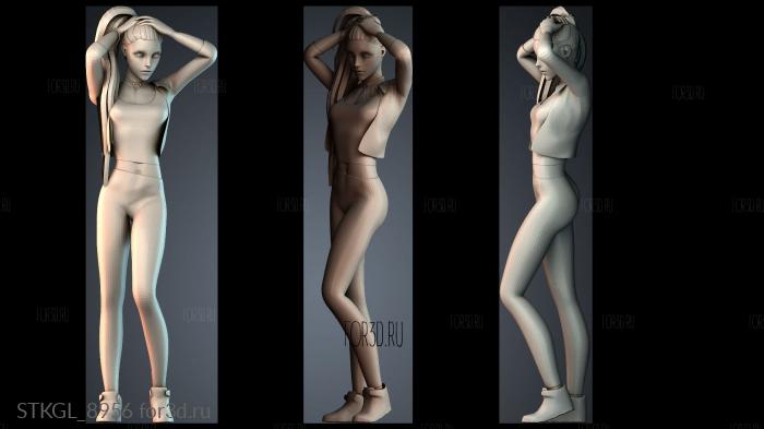 STKGL_8956 stl model for CNC