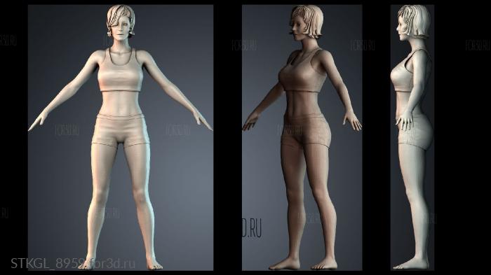 STKGL_8959 stl model for CNC