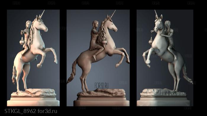 STKGL_8962 stl model for CNC