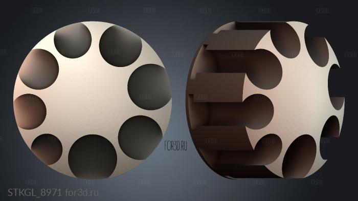 STKGL_8971 stl model for CNC