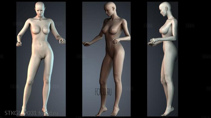 STKGL_9031 stl model for CNC