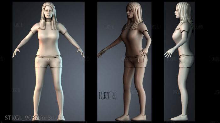 STKGL_9087 3d stl модель для ЧПУ