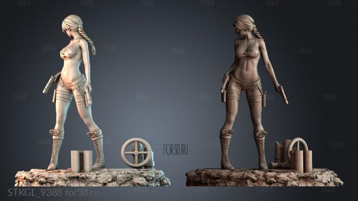 STKGL_9388 stl model for CNC