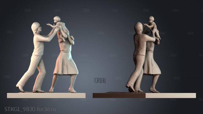 STKGL_9830 3d stl модель для ЧПУ