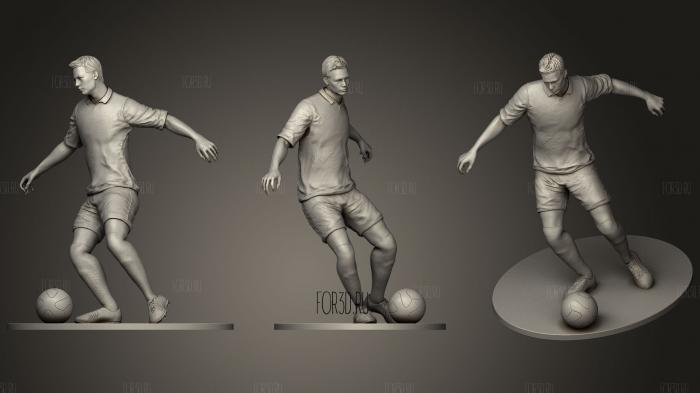 Footballer Footstrike 09 3d stl модель для ЧПУ