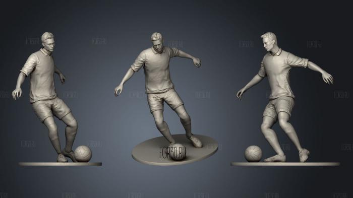 Footballer 02 Footstrike 03 3d stl модель для ЧПУ