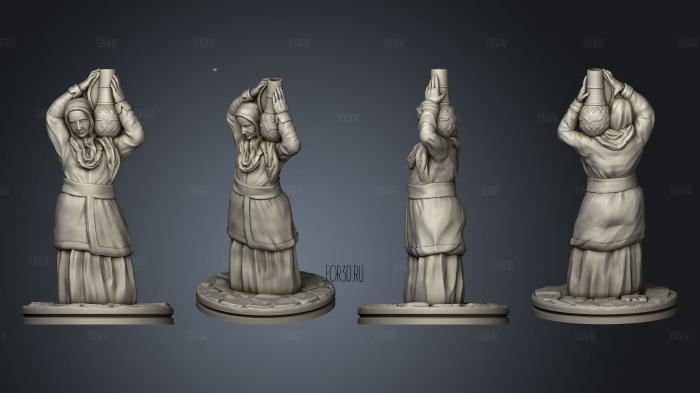 Empire of Scorching Sands Old Woman Based 001 stl model for CNC