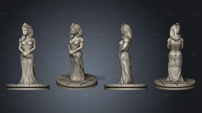 Empire of Scorching Sands Princess Based stl model for CNC