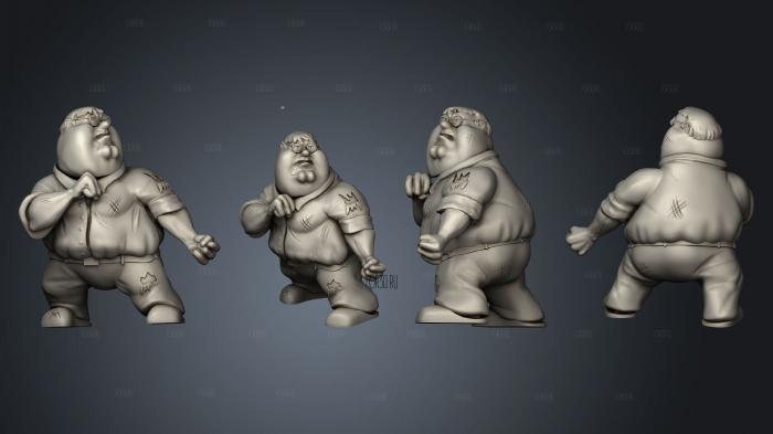 family guy chicken peter griffin stl model for CNC