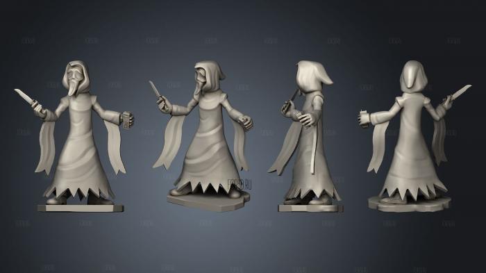 Ghostface stl model for CNC