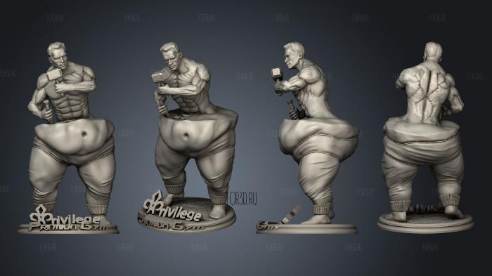 Self Sculpt Body Arnold stl model for CNC