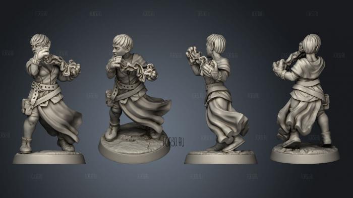 The Heroes Set of 4 01 stl model for CNC