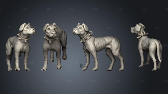 Townsfolk Set Ratcatcher Dog stl model for CNC
