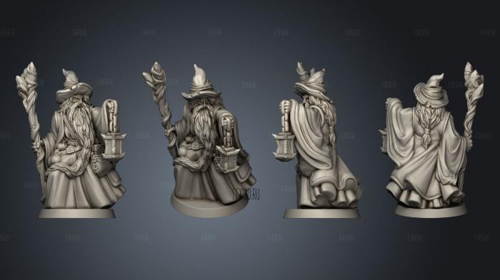 Wizard stl model for CNC