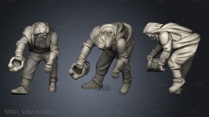 denizens Daro the forgotten soldier stl model for CNC