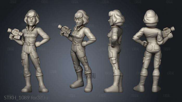 Young Fighting Heroes AP stl model for CNC