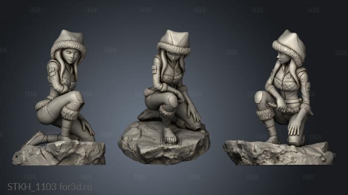 Ahsoka Tano 3d stl модель для ЧПУ