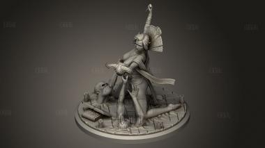Алара Ритуальная статуя 3d stl модель для ЧПУ