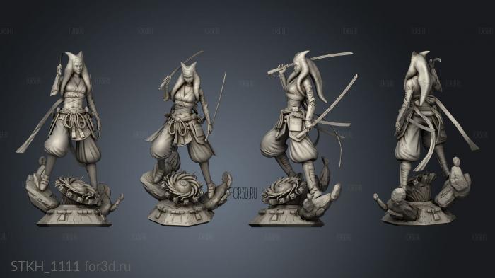 Alliance Ahsoka Tano Samurai Concept Star wars FIGURE stl model for CNC