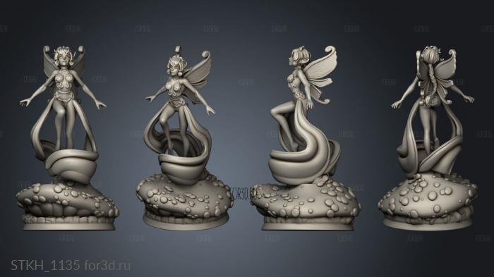 Fairy wars sup stl model for CNC