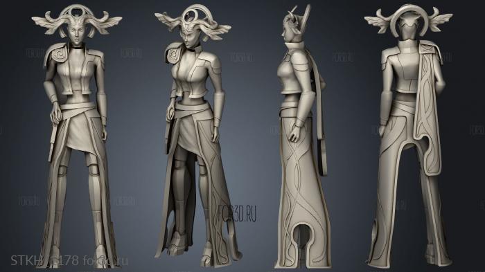 Ayana Alien Federation Diplomat stl model for CNC