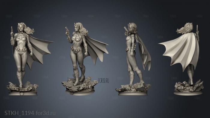 batwoman stl model for CNC