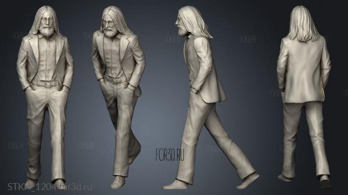 Beatles Abbey Road lennon stl model for CNC