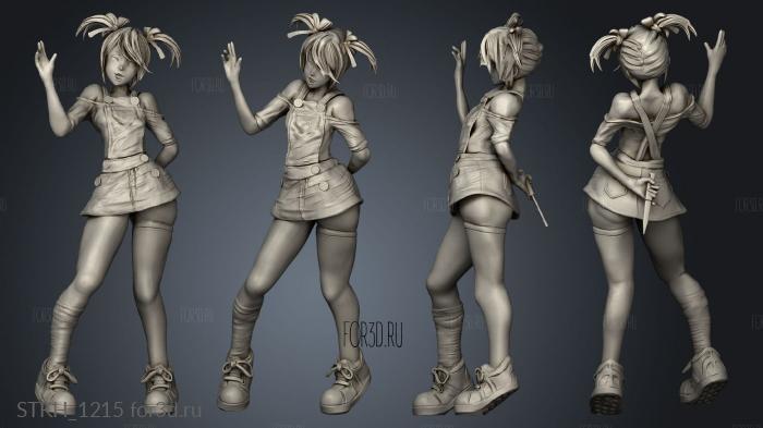 Bishoujo chucky stl model for CNC