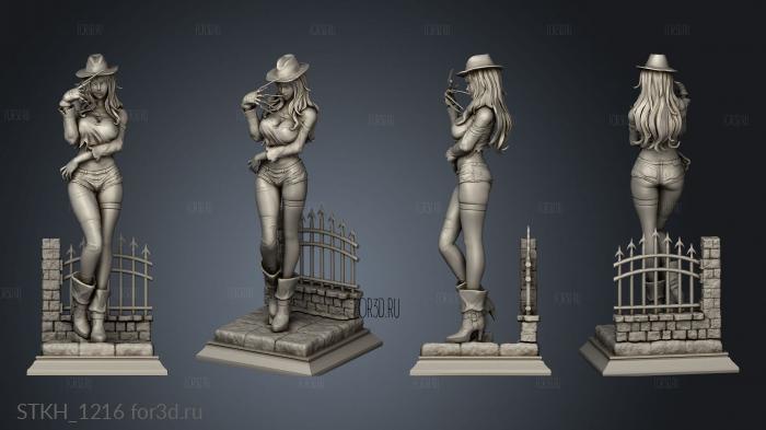 Bishoujo krueger stl model for CNC