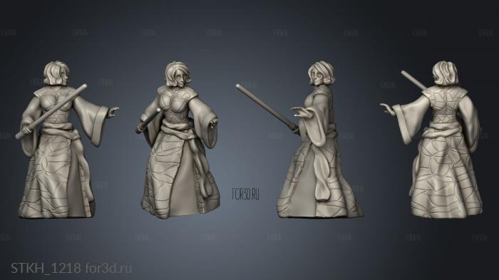 Blinded Dark Master Unmasked Detailed stl model for CNC