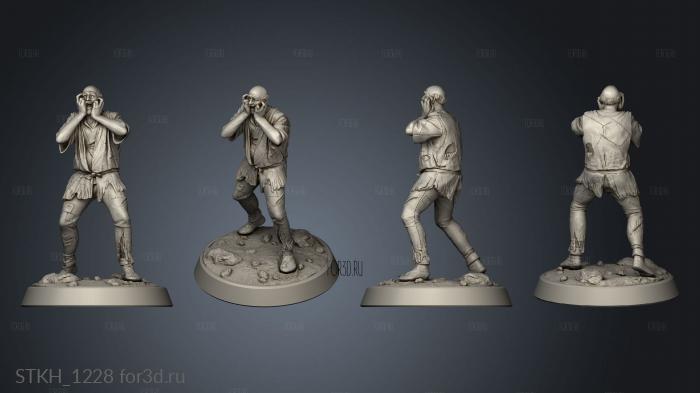 Terrified Man 3d stl модель для ЧПУ