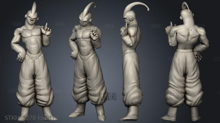 buu dragon ball xenoverse stl model for CNC