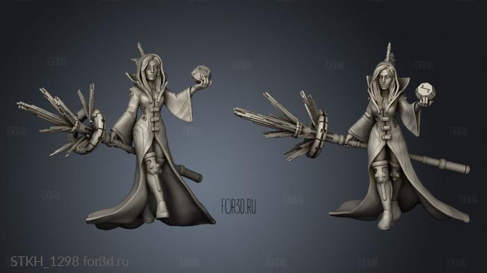 jaina the nanowizard stl model for CNC