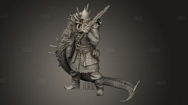 Утонувший Воин 3d stl модель для ЧПУ