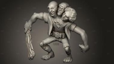 Фантазия Эттина 3d stl модель для ЧПУ