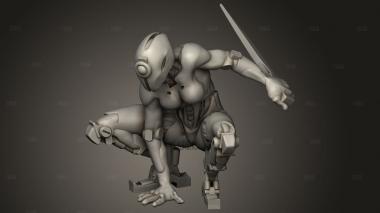 Дроид-убийца 3d stl модель для ЧПУ
