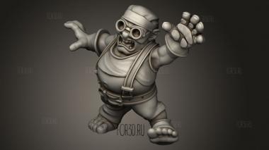 Мяч для Халфлинга 3d stl модель для ЧПУ